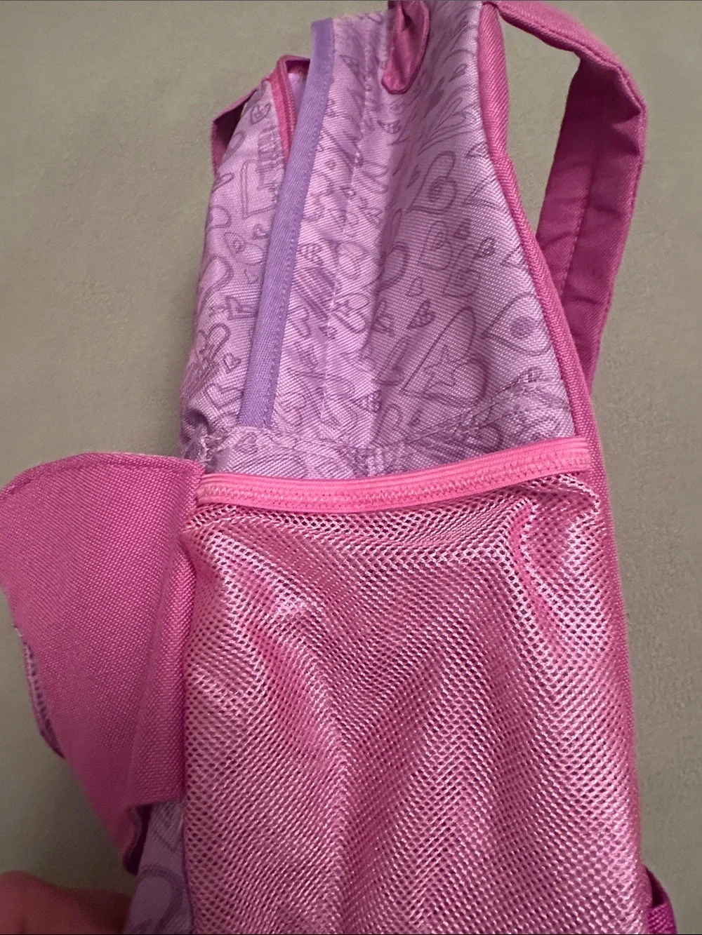 Kids Pink Heart Backpack - Comfortable School Bag